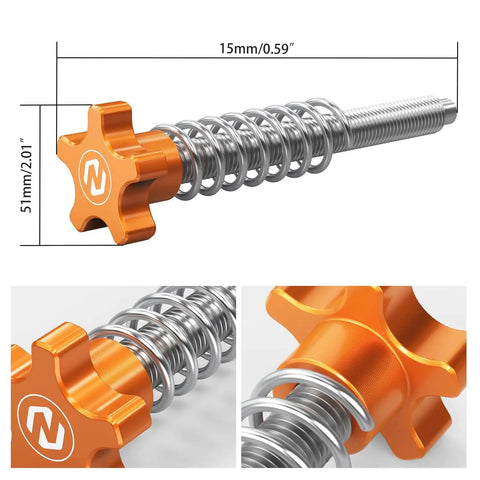 Idle Adjustment Screw Fits KTM 250XCW TPi 300XCW TPi 250EXC TPi 300EXC TPi 2018 2023 150XCW TPI 2020 2023 Orange Aluminum