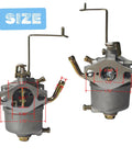 Carburetor Kit Replacement For 63Cc To 64Cc 2HP Gas Generators And Small Engines with dimensions and metal components visible
