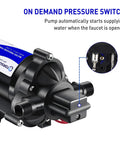 Heavy Duty Self Priming Water Booster Pump Built Tough To Crush Low Pressure With Smooth Auto Switch for convenient use.