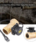G1 Thread 220V Water Flow Sensor For Booster Pumps With Magnetic Automatic Control Switch High Precision Flow Detection