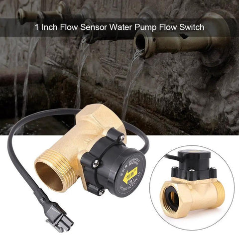 G1 Thread 220V Water Flow Sensor For Booster Pumps With Magnetic Automatic Control Switch High Precision Flow Detection