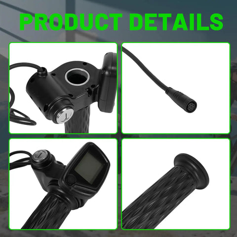 Throttle Grip 48V For Tuttio Soleil 01 Electric Dirt Bike Without M Button Ride Ready With Digital Gauge Cluster LCD Display