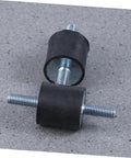 Heavy Duty Rubber Mounts Set For Fitness Equipment And Home Gym Systems Beat The Shake With Shocks Absorbers Anti Vibration Isolators For Air Conditioners Air Compressors Motors Pumps And Welding Machines Reducing Noise And Vibration, black rubber mounts with threaded bolts