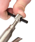 5 Inch Straight Jaw Locking Pliers With Pull To Release Lever For Welding and Assembly showing T-handle grip detail