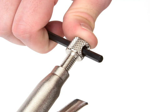 5 Inch Straight Jaw Locking Pliers With Pull To Release Lever For Welding and Assembly showing T-handle grip detail