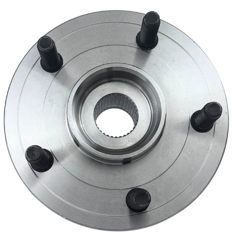 Top view of Pair Front Wheel Bearing Hub Assembly For Ram 1500 2012 To 2018 And 2019 To 2022 Ram 1500 Classic 5 Lug With ABS OEM 515151
