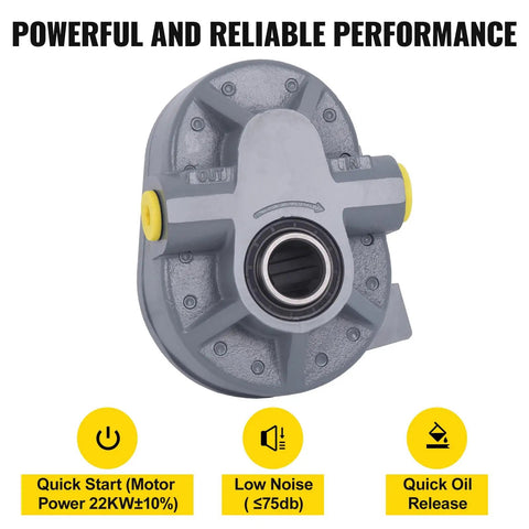 Rugged Hydraulic PTO Pump With 7.4 GPM Flow And 2500 PSI, 540 RPM, SAE 16 Inlet And SAE 12 Outlet, Built For Dump Trailers, Log Splitters, And Scissor Lifts, A Real Workhorse For Tractors And Heavy Machinery