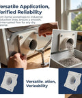Heavy Duty Steel Dryer Equipment Outlet Fitting Flange With Anti Slip Base Support during installation with dry material.