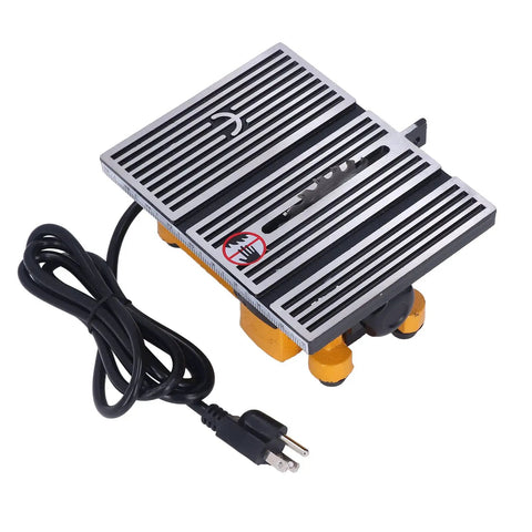 Beast Portable Table Saw For Quick Clean Cuts, 4500 RPM 110V Electric Bench Top Saw with power cord and miter guide