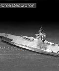 Epic 3D Metal Puzzle Kit For Adults With 130 Pieces DIY USS Enterprise CVN 65 Aircraft Carrier Model Building Set Great Gift