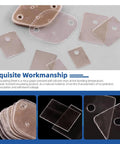 All In One 420 Piece Mica Insulation Pad Kit For TO 220 TO 3P TO 3PL And TO 3P11 Transistors shown with diamond and rectangle washers.