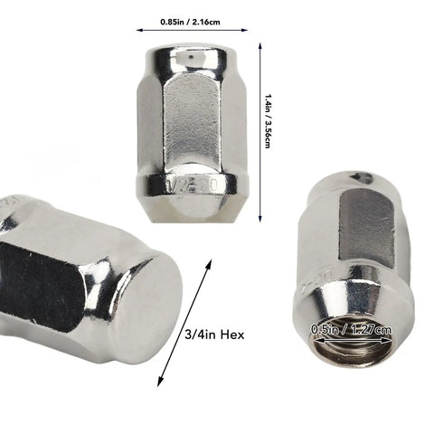 Upgrade Your Ride With 16 Premium Chrome Lug Nuts For E-Z-GO And Club Car Golf Carts Perfect Fitment Plus Rustproof Finish Makes Them A Hype Choice For Wheel Maintenance On The Green Without Breaking The Bank