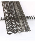 Assorted Compression Springs Kit In 65Mn Steel, Wire Dia 0.3-0.7mm, Length 305mm, shown in multiple sizes and packs