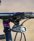 Integrated Handlebar System Bicycle Computer Mount For Garmin And Wahoo GPS Devices black setup with quick release design