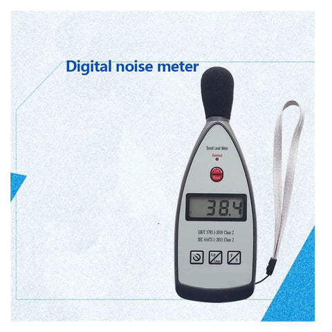 Straight Up Digital Decibel Meter With Bright Backlit LCD Screen And Class Two Noise Accuracy For Heavy Duty Environmental Tracking And Knockout Sound Level Measurements For Real