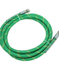Heavy Duty Silicone Steam Hose For Irons, 9.8 Ft Middle Pressure, Green, Lightweight, High Temperature Resistant, coiled view