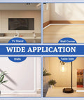 Wide application of 118 Inch Wall Cord Hider With Self Adhesive Silicone Cable Covers for various locations like TV stand, wall corner, and table side