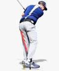 Golfer using Golf Swing Training Aid For Home Range Or Course Boost Driver Distance Iron Precision Ball Spin And Alignment