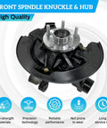 Beefed-Up Front Left Steering Knuckle And Hub Bearing Assembly For 2013-2019 Escape Driver Side Replacement