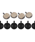 Disc Brake Pads For Bikes And Scooters Resin Pro Grade Semi Metal Quiet Braking Kit With Low Disk Wear Smooth Progressive Stop 5 Pairs