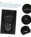 2 Pcs Reusable Paving Molds For Sidewalks And Garden Paths, Diy Cement Brick Tool Set For Backyard Patios, Durable footprint mold