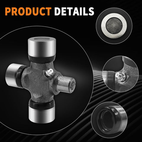 5-460X U Joint Kit For 1310 To 1350 Series Universal Joint OSR With Snap Rings, detailed view of U-joint and bearings