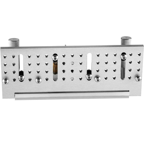 Beefy Dual Handles Belt Knife Grinder Jig 9.8 Inch Sharpening Locator Adjustable 85 To 115 Degree Angle Knife Making Guide