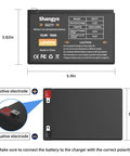 Portable 12V 15Ah LiFePO4 Battery With Charger For Trolling Motors, Solar And Wind Power, Golf Carts, RVs, diagram