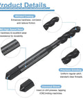 Heavy Duty Spiral Flute Thread Tap 10-32 UNF With H2 Precision For Smooth Right Hand Cutting Nitrided Coating shown with details on features.