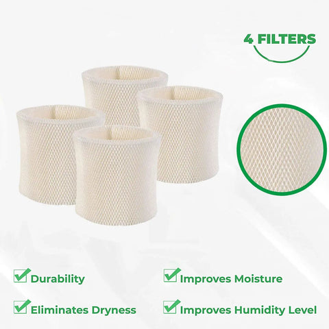 4 Pack Replacement Humidifier Wick Filters For Emerson MAF1 And Kenmore Models MA0950 MA1200 MA1201 MA09500 MA12000