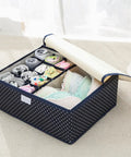 Straight Up The Best Hella Waterproof Oxford Cloth Storage Box For Clothing Organization Featuring 13 Grids To Keep Underwear Bras Socks And Tie Collections Nice And Tidy with organized socks and bras.