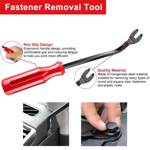 11 Piece Hook And Pick Set For Mechanics With LED Light And Telescoping Handle - Pro Grade Automotive Picks For Car Oil Seals O Rings Hoses Gasket Scraper Magnet Pickup Tool And Precision Remover, red handled clip remover