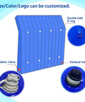 Heavy Duty Inflatable Sound Blocker For Construction Yards Temporary Noise Reducer and Complete Dust Shield with inflation valve