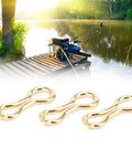 Carp Fishing Wire Eyes Sinker Set 300 Pieces Steel Alloy Screw Leads Loops Tackle Accessory For Freshwater And Saltwater