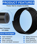 Epic 84 PC Silicone Vacuum Hose Kit With 6.6 Ft Hoses And 80 Connectors For Cars Features and Advantages