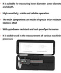 Digital Vernier Caliper 50mm 2In High Precision Measuring Tool with Dual Unit Conversion in protective case with instructions
