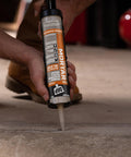Using textured mortar filler and sealant for exterior and interior concrete, premium elastomeric latex, waterproof in 24 hours