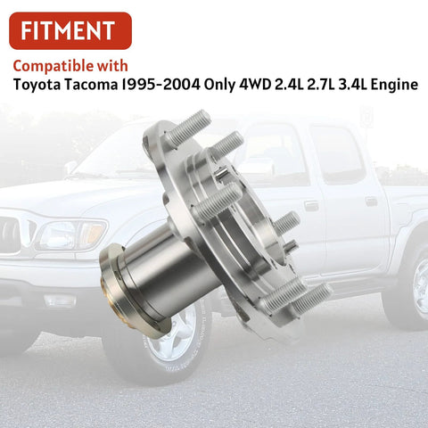 Beefy Front Wheel Bearing And Hub Assembly For Toyota Tacoma 1995 2004 4WD With 2.4L 2.7L Or 3.4L Engine Replacement Kit