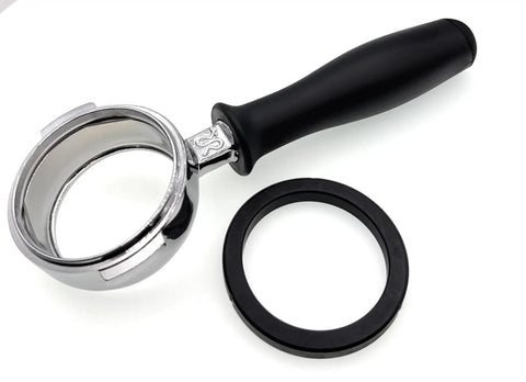 Bottomless 58mm Portafilter Handle With Replacement Gasket For Rancilio Silvia Epoca And Classe Espresso Machines Durable Ergonomic Build