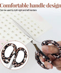 Glitter Black Bling Office Set 3 Piece With Heavy Duty Stapler 1000 Staples Tape Dispenser And Scissors showing comfy handle