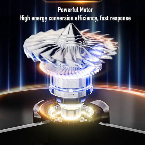 Powerful motor detail of Rad 2 In 1 RC Car Drone Stunt Quad Copter Flying Car Toy With 2.4GHz Remote highlighting conversion efficiency