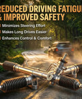 Badass Steering Rack And Pinion Assembly For Chevy Spark 2013 To 2015 Gas Models And 2014 To 2016 Ev Vehicles viewed on a winding road.