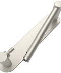 Adhesive Toilet Paper Holder With Double Post Pivoting Design In Brushed Nickel Finish Stick On No Drill Stainless Steel View