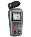 Pin Type Wood Moisture Meter Handheld Pro Grade For Timber And Firewood With Backlit Lcd Display 4 Modes And Data Hold Detects Dampness Humidity Levels And Lumber Moisture Quickly, front view