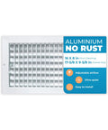 Durable Aluminum 16x8 Duct Opening Wall Vent Cover With Adjustable Front Blades No Rust Premium Register Vent Overall Size 17 5 8 By 9 5 8 Inches Easy Fit For Home Air Vents