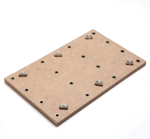 CNC Spoilboard Table For 3018 Router Machine, Compatible With 3018 Pro, 30 By 18 By 1.2 Cm MDF Surface With M6 Holes, Screws And Nuts Included