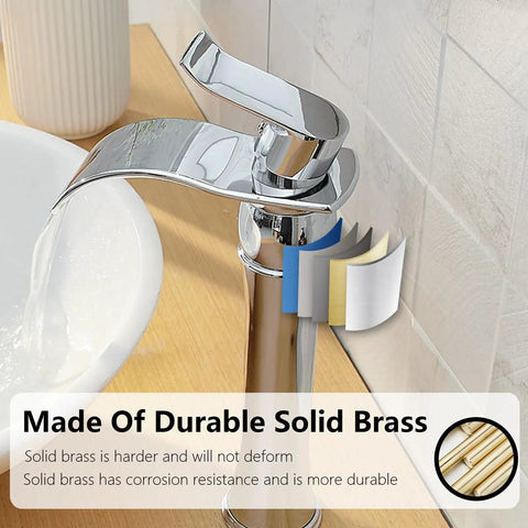 Chrome Vessel Sink Faucet Tall Waterfall Design With Pop Up Drain Single Handle Polished Finish Without Overflow 1 Hole Basin Mixer Tap Pro Grade Built To Last For Modern Bathrooms
