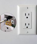 Outlet Box Extender Kit For Electrical Switch And Receptacle Spacers 24 Pack Black Tubes And Screws installation demo