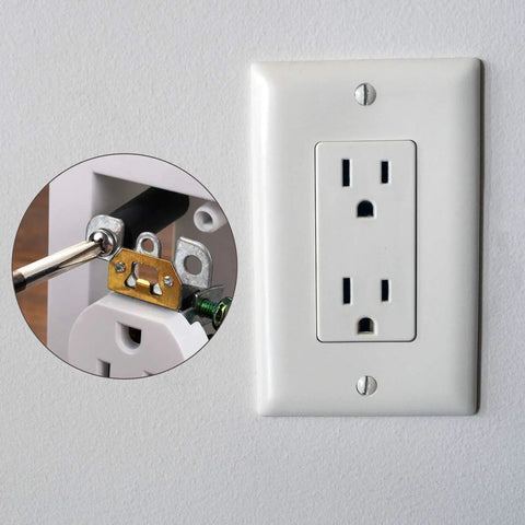 Outlet Box Extender Kit For Electrical Switch And Receptacle Spacers 24 Pack Black Tubes And Screws installation demo