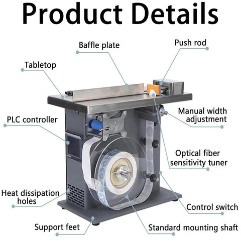 Heavy Duty Right Angle Labeler With Slick PLC Touch Screen And Hassle Free Width Adjustments For Snappy Cosmetic Food And Electronics Box Work That Runs Smooth On Two Point Five To Three Centimeter Rolls Daily, showing detailed components.